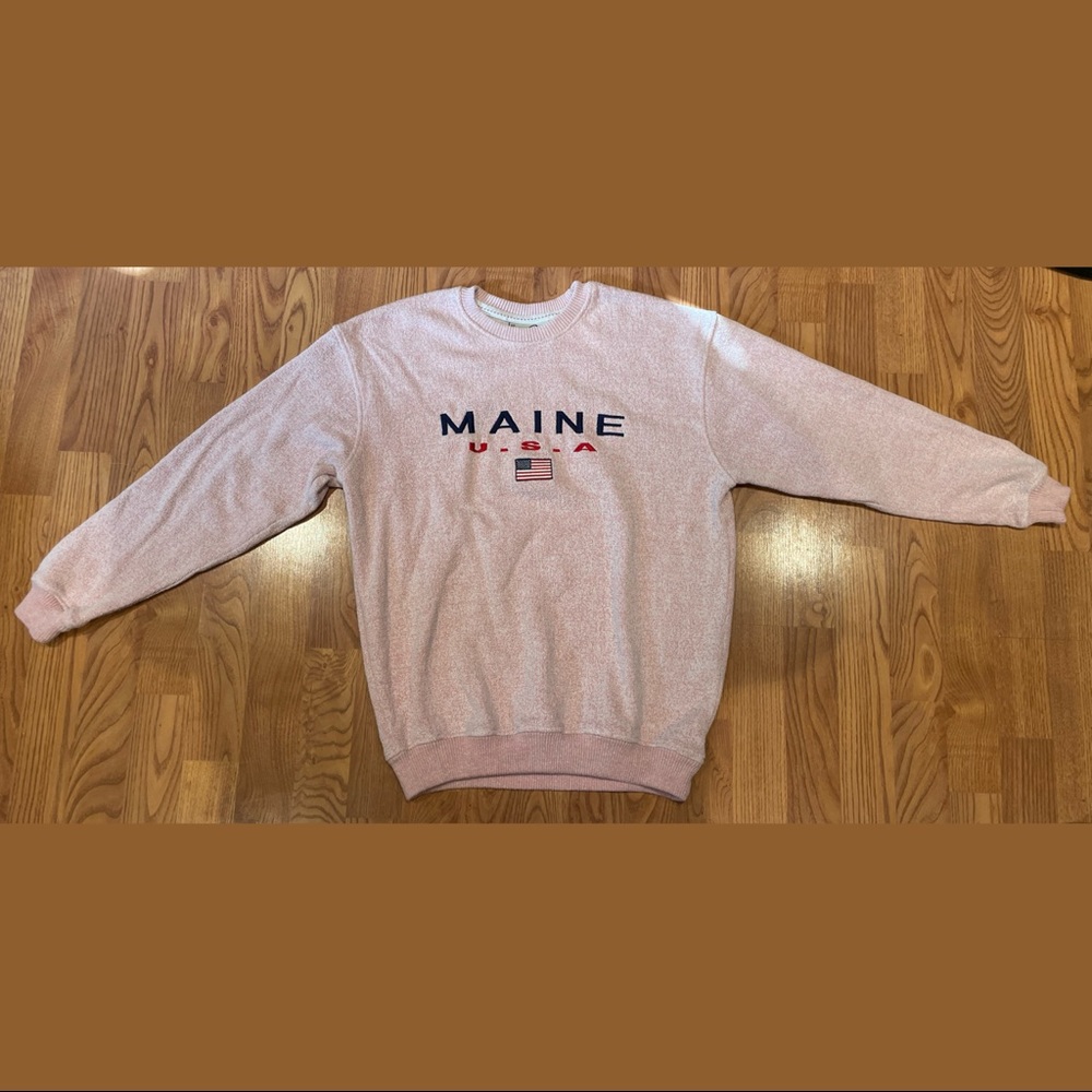 Pink Maine USA sweater